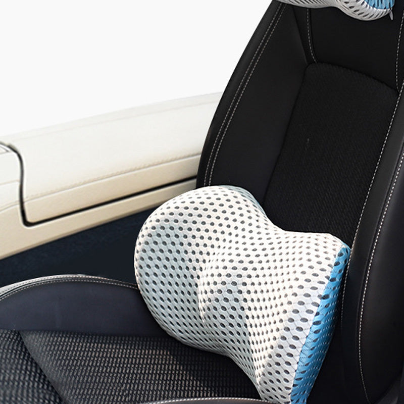 Memory Foam Car Lumbar & Headrest Support Set