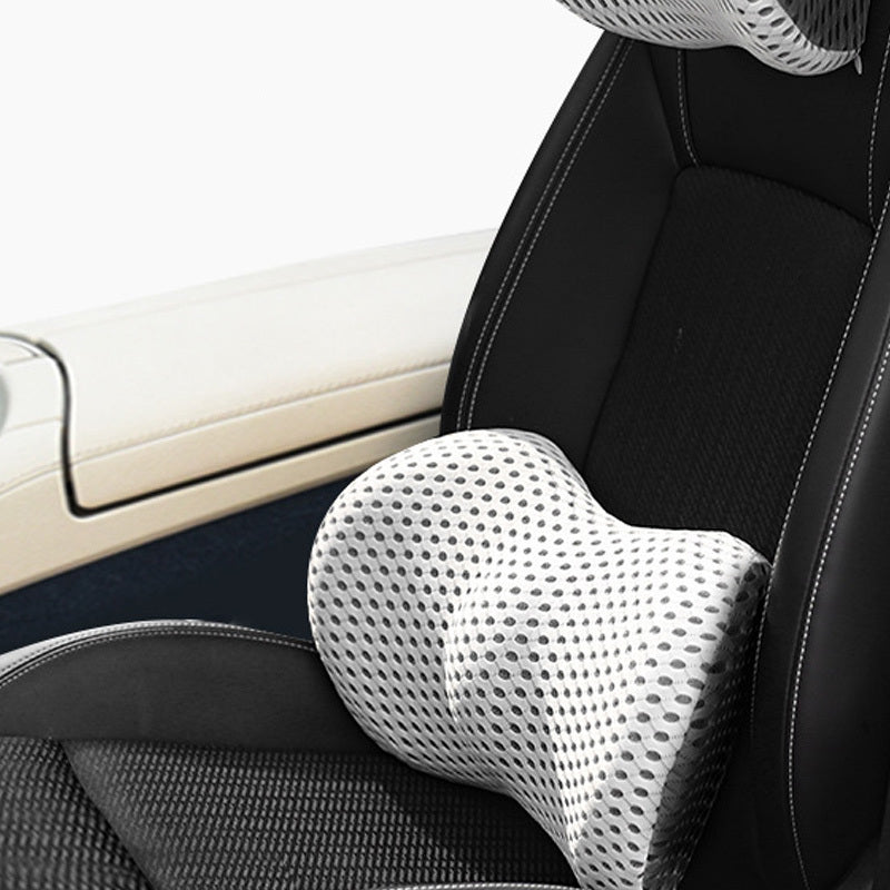 Memory Foam Car Lumbar & Headrest Support Set