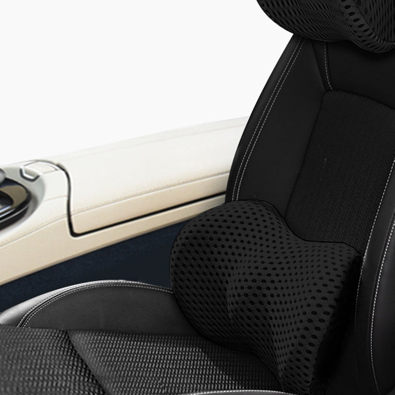Memory Foam Car Lumbar & Headrest Support Set